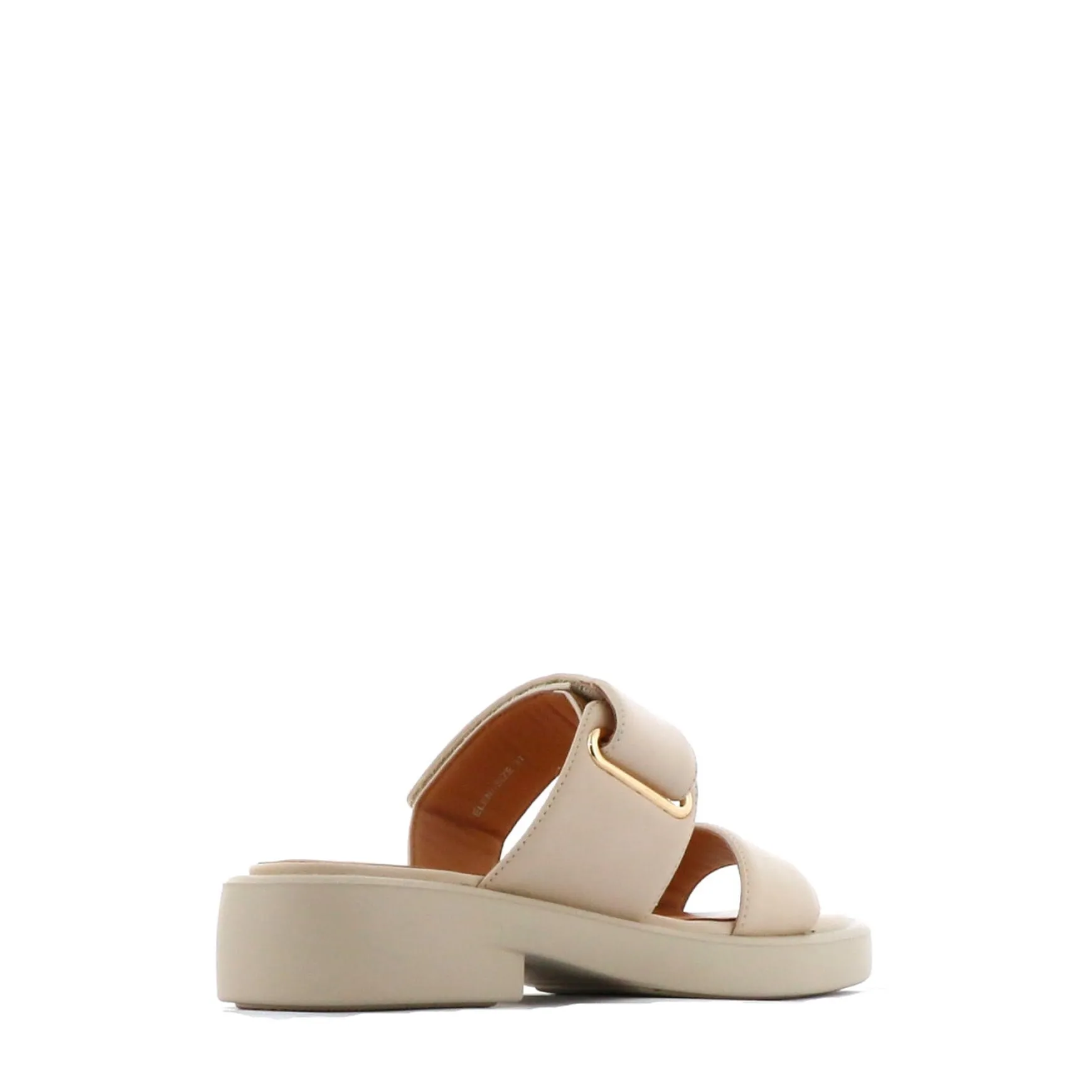 ELENI LEATHER HEEL SLIDE SANDALS>EOS Footwear Flash Sale