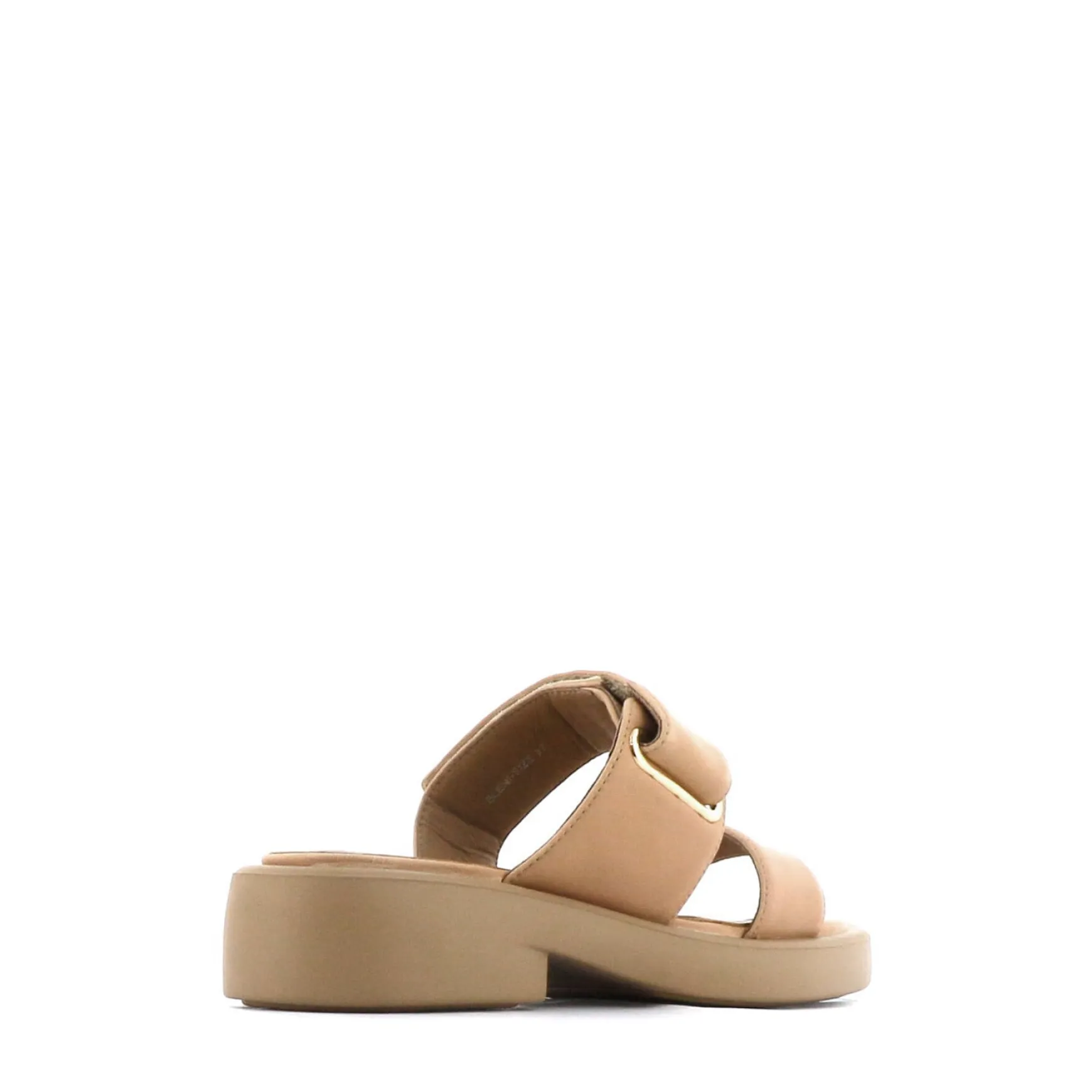 ELENI LEATHER HEEL SLIDE SANDALS>EOS Footwear Flash Sale