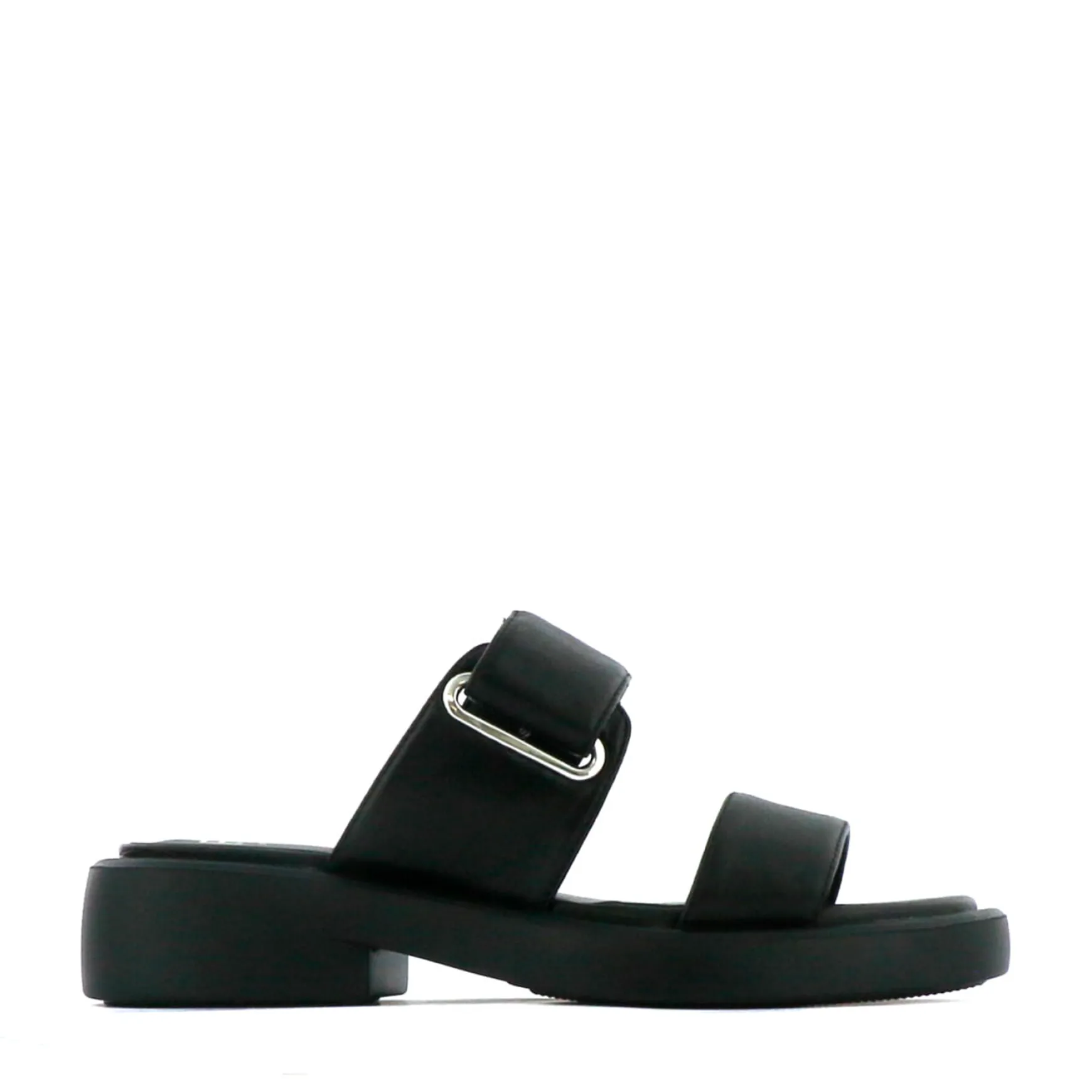 ELENI LEATHER HEEL SLIDE SANDALS>EOS Footwear Flash Sale