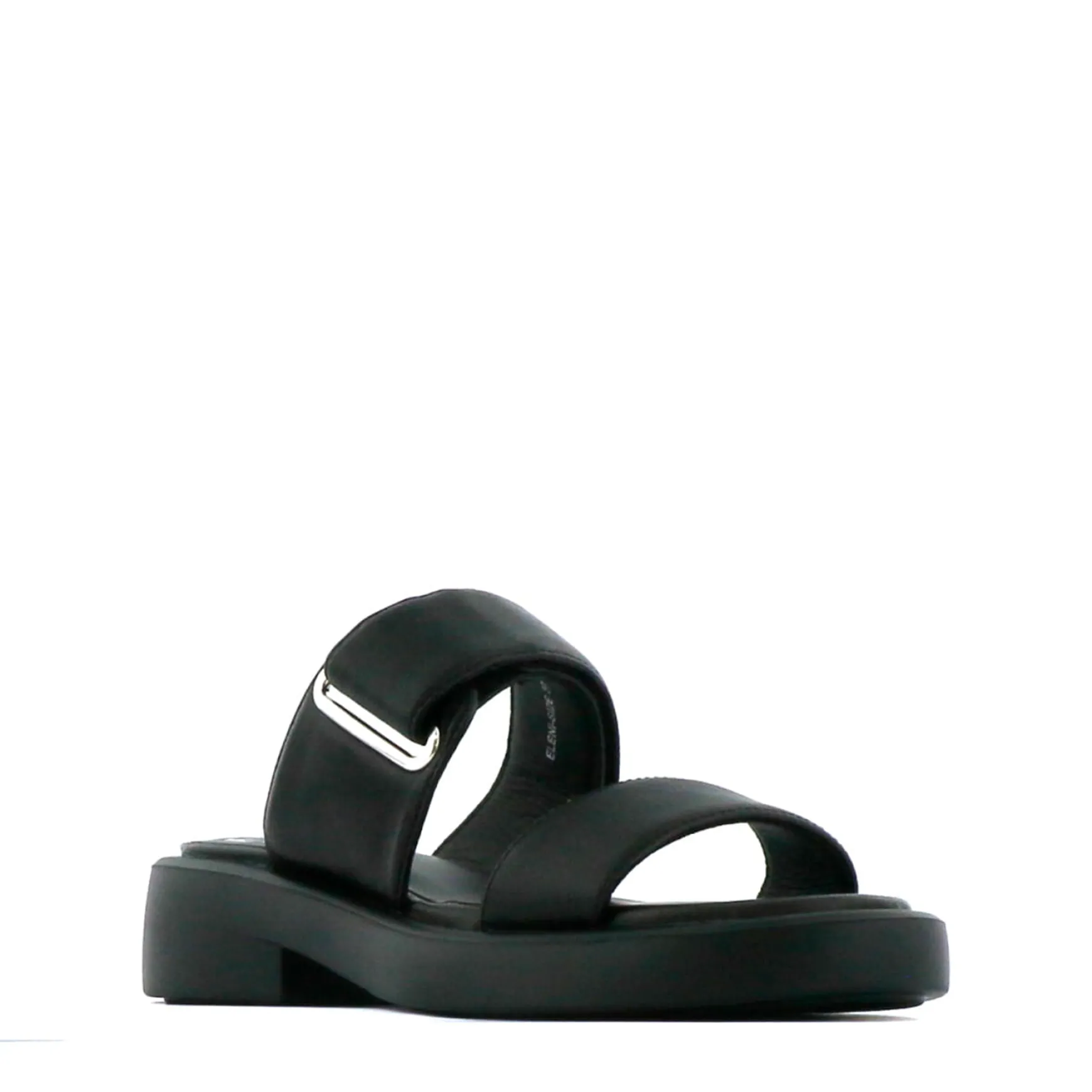 ELENI LEATHER HEEL SLIDE SANDALS>EOS Footwear Flash Sale