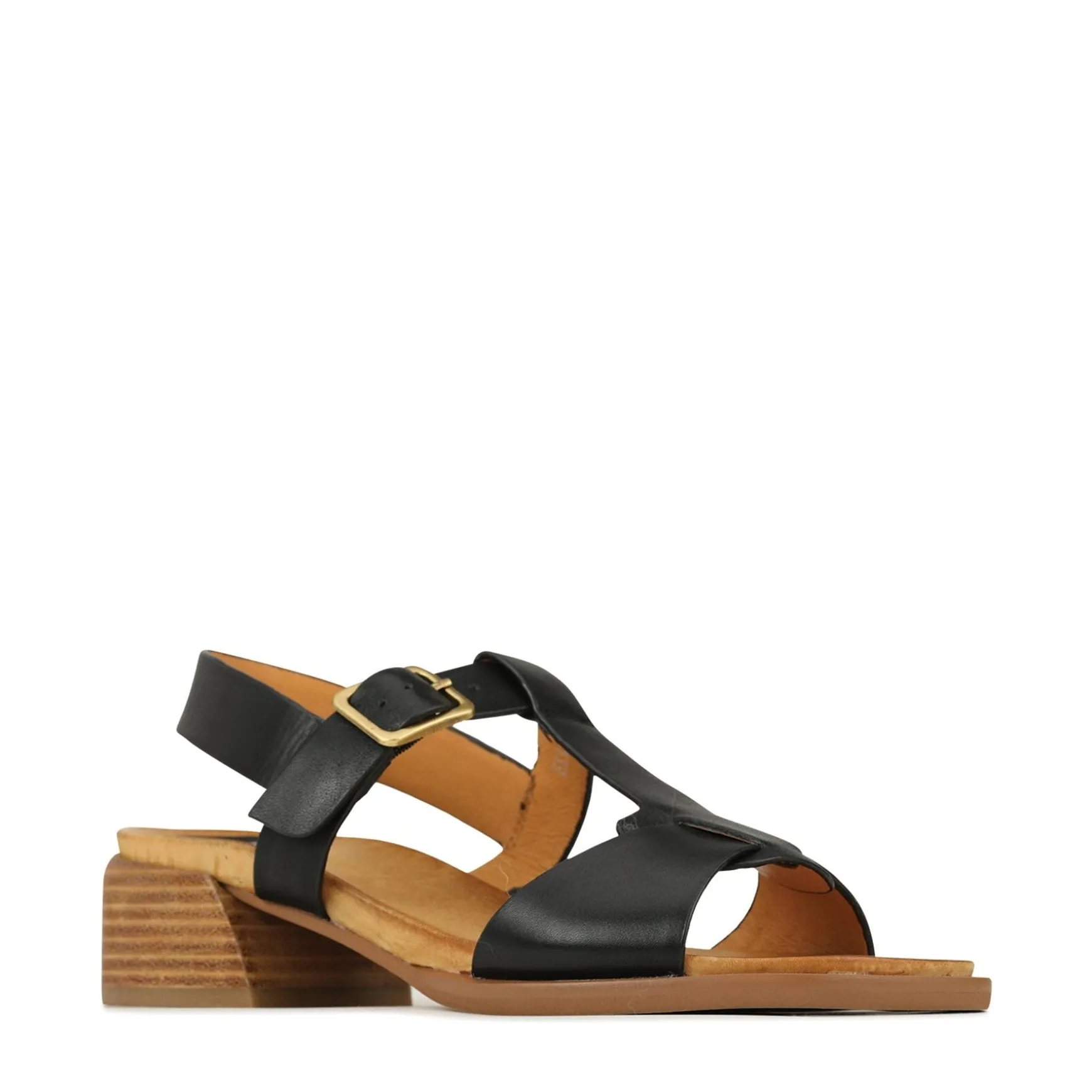 ELLIA SLING-BACK HEEL SANDALS LEATHER>EOS Footwear Online