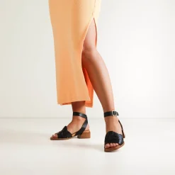 ELSA HEEL SANDALS LEATHER><noscript><img width=