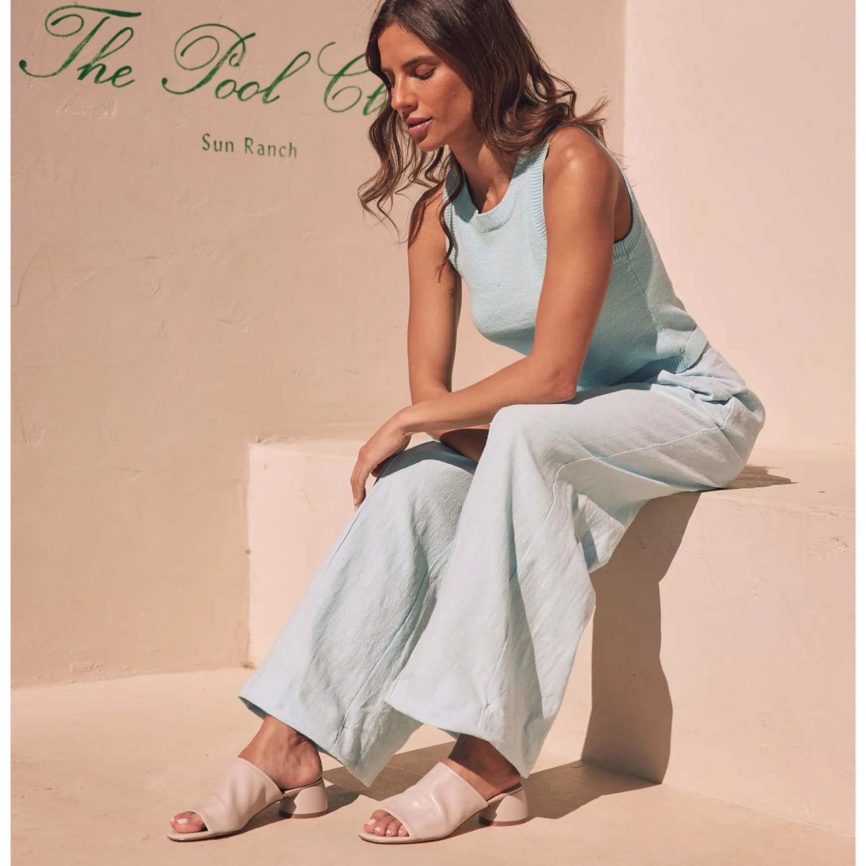 FIO LEATHER BLOCK HEEL SANDALS>EOS Footwear Cheap
