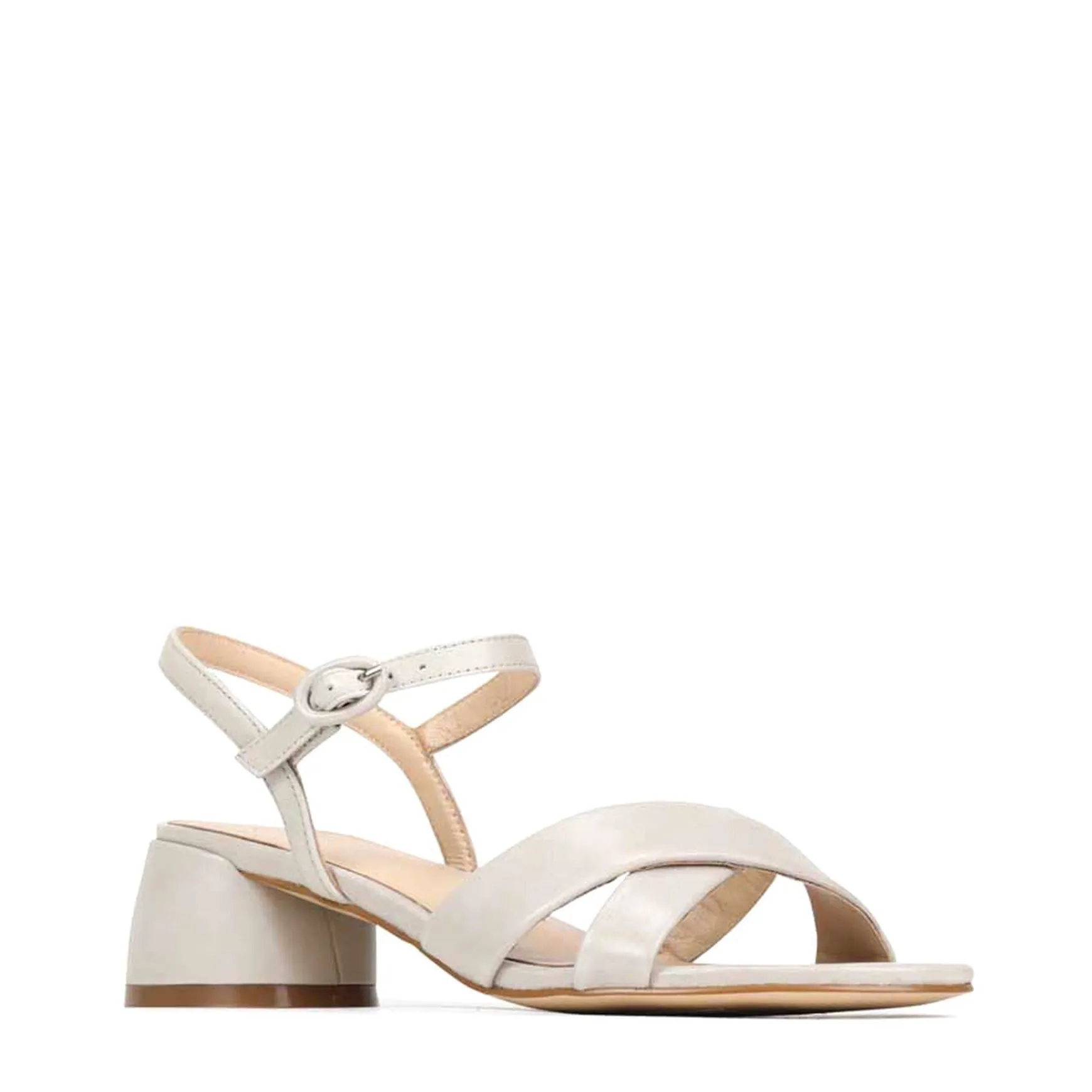 FIORA LEATHER BLOCK HEEL SANDALS>EOS Footwear Flash Sale