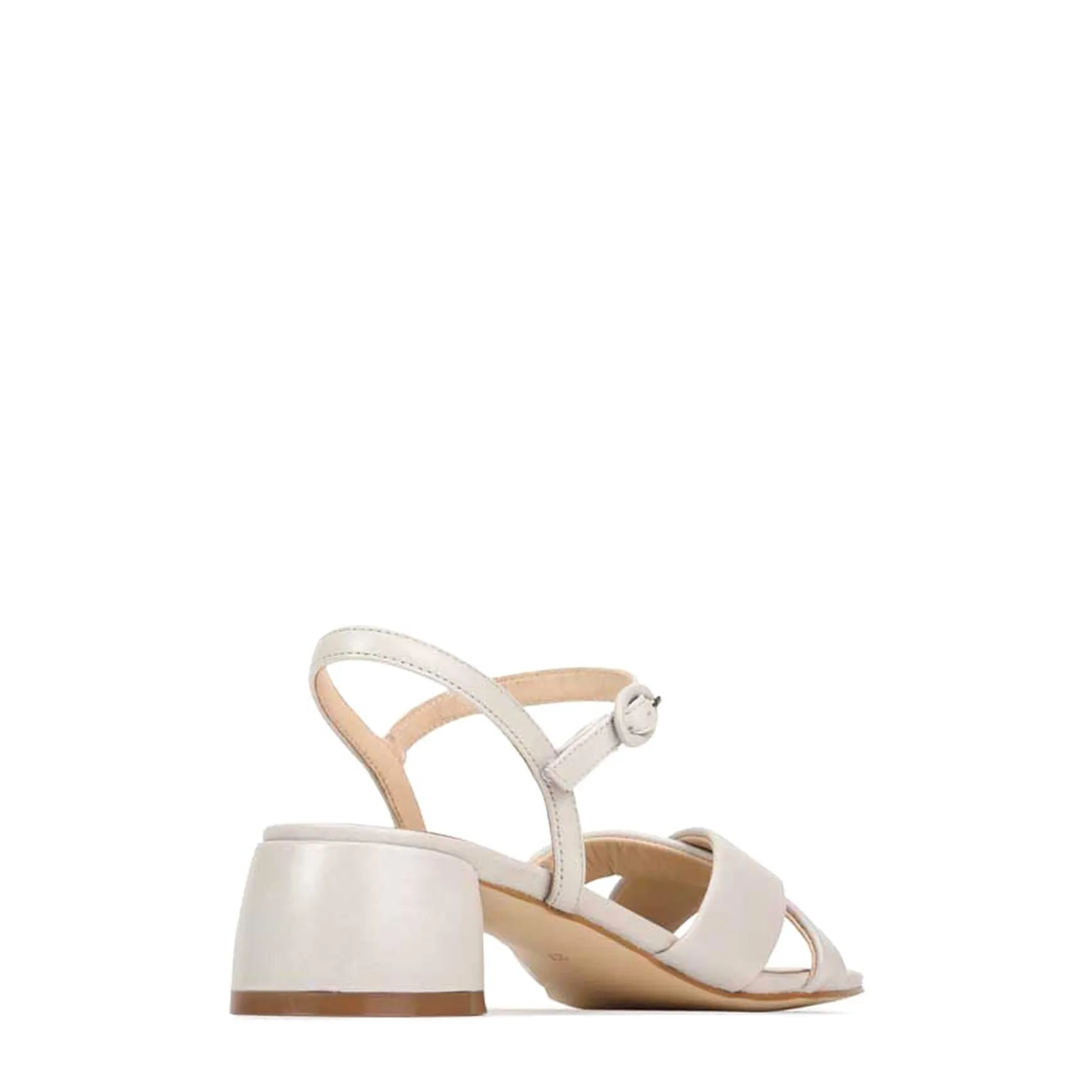 FIORA LEATHER BLOCK HEEL SANDALS>EOS Footwear Flash Sale