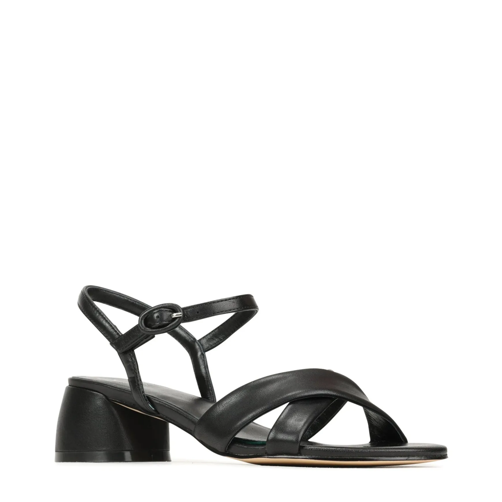 FIORA LEATHER BLOCK HEEL SANDALS>EOS Footwear Flash Sale