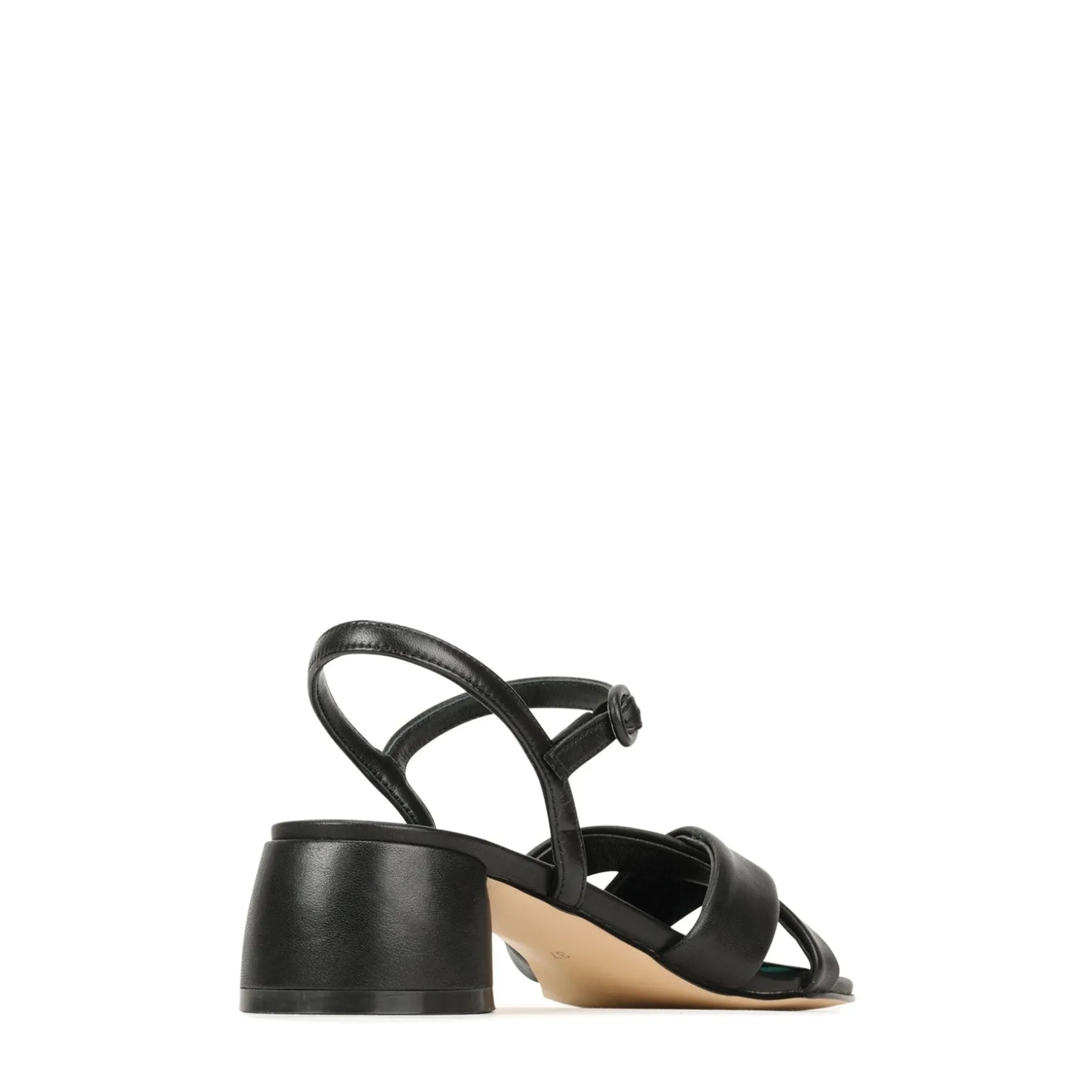 FIORA LEATHER BLOCK HEEL SANDALS>EOS Footwear Flash Sale