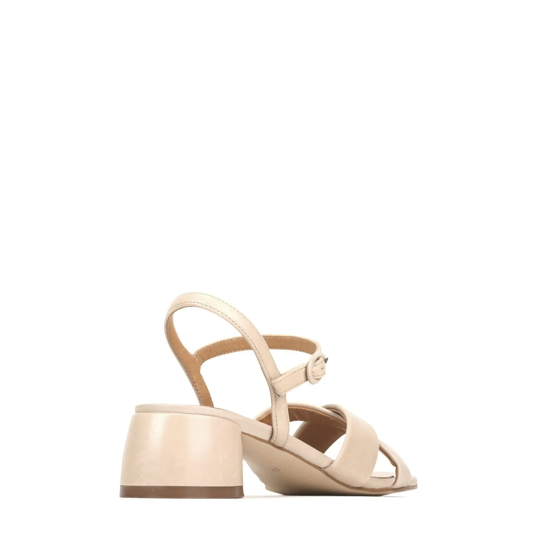 FIORA LEATHER BLOCK HEEL SANDALS>EOS Footwear Flash Sale