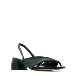 FIORELLO LEATHER HEEL SANDALS><noscript><img width=