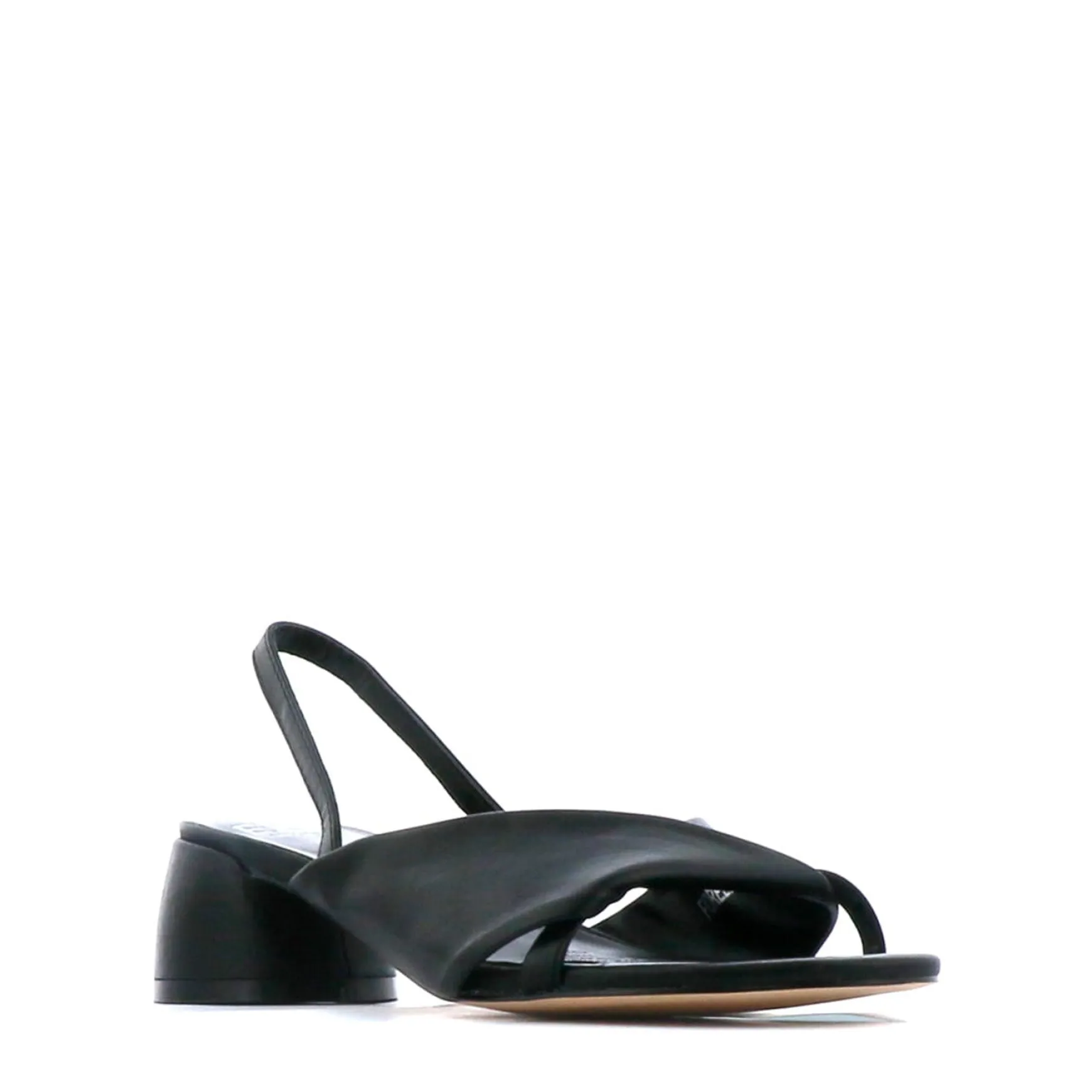 FIORELLO LEATHER HEEL SANDALS>EOS Footwear Online