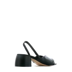 FIORELLO LEATHER HEEL SANDALS><noscript><img width=