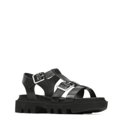 FLIC LEATHER SANDALS><noscript><img width=