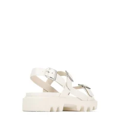 FLICKER LEATHER SANDALS><noscript><img width=