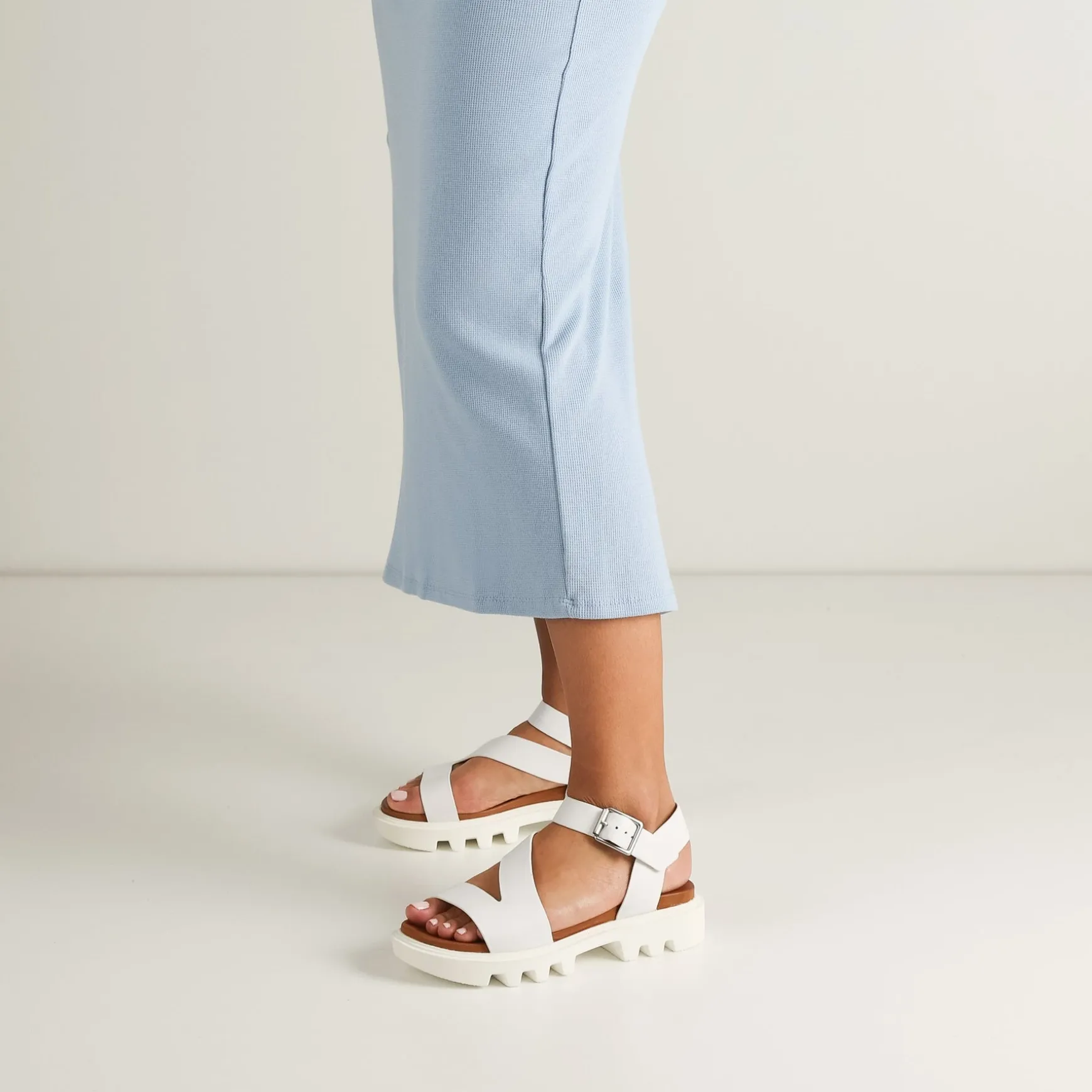 FLIGHER PLATFORM SANDALS LEATHER>EOS Footwear Online