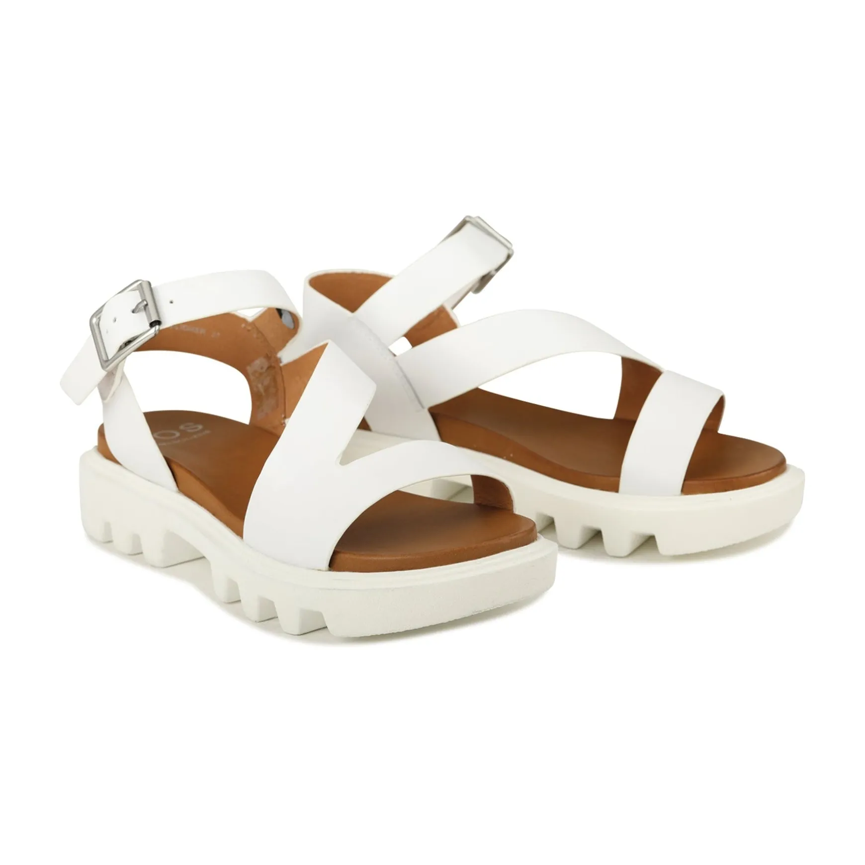 FLIGHER PLATFORM SANDALS LEATHER>EOS Footwear Online