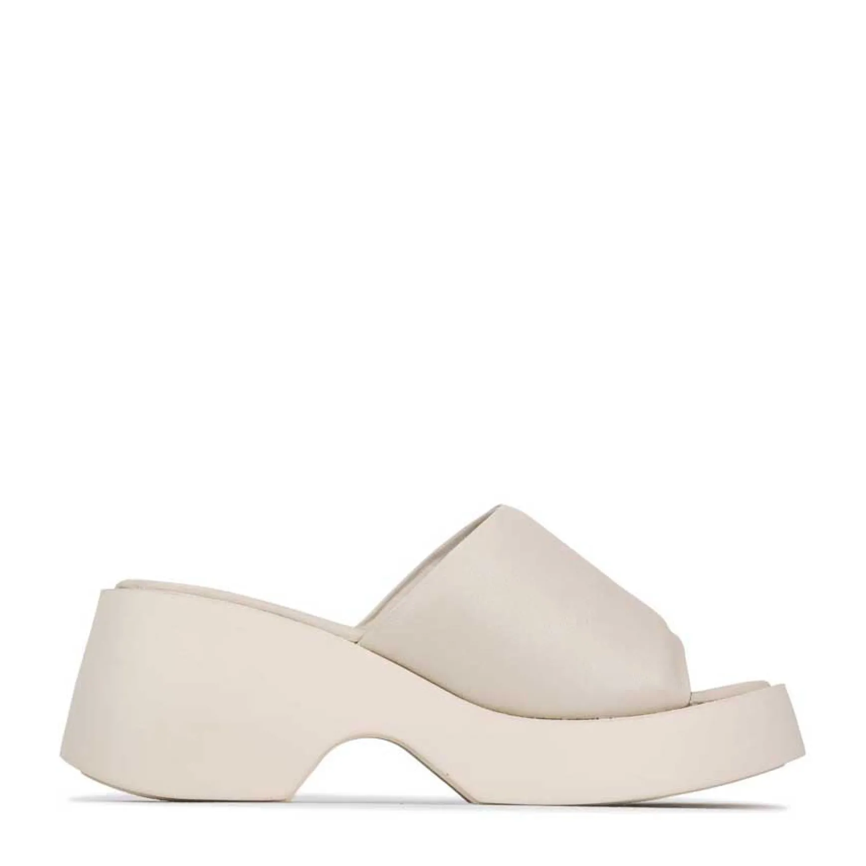 FLORIA LEATHER CHUNKY WEDGE SANDALS>EOS Footwear Store