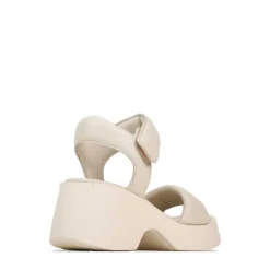 FLORINA LEATHER CHUNKY WEDGE SANDALS><noscript><img width=
