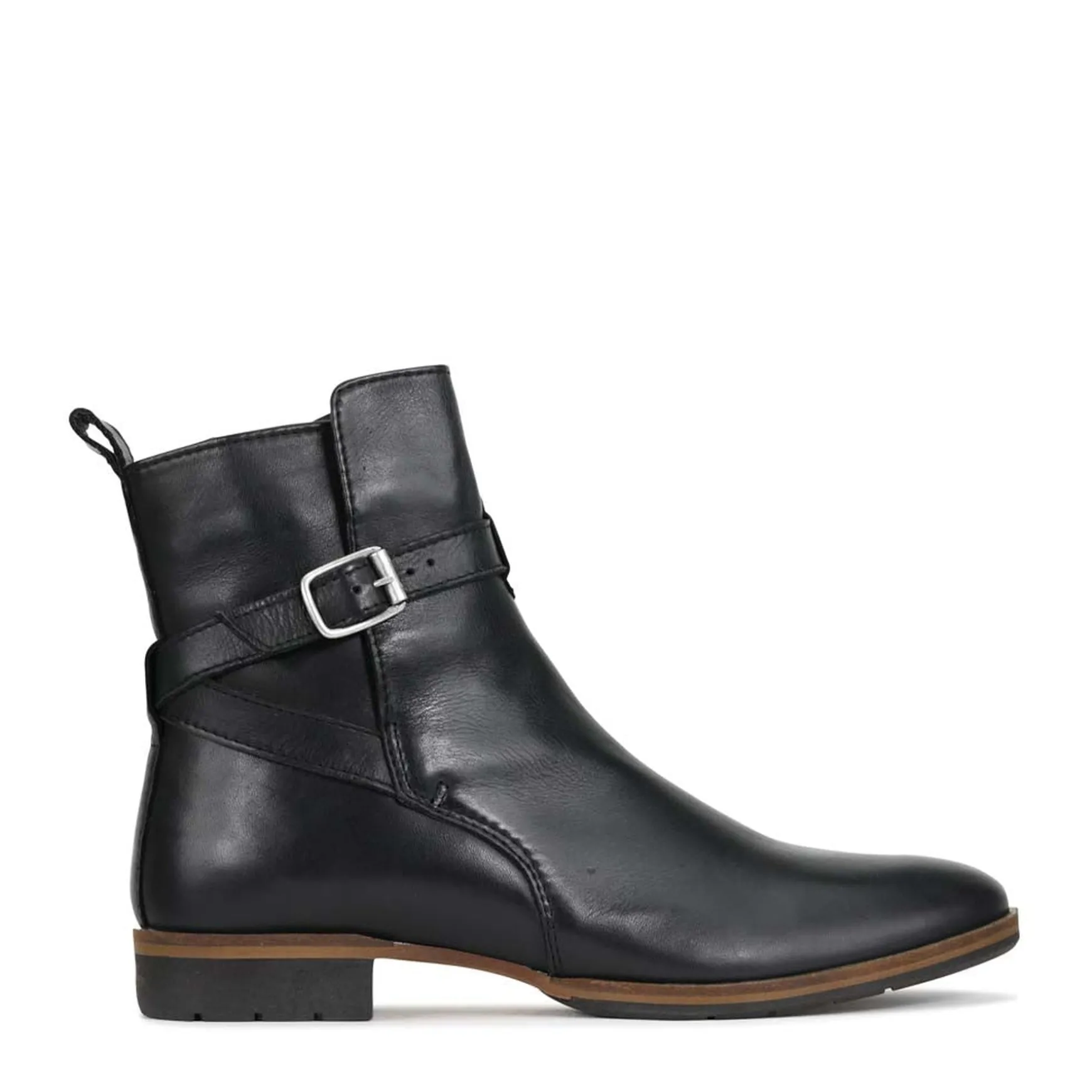 GABBI BUCKLE ANKLE BOOTS LEATHER>EOS Footwear Cheap