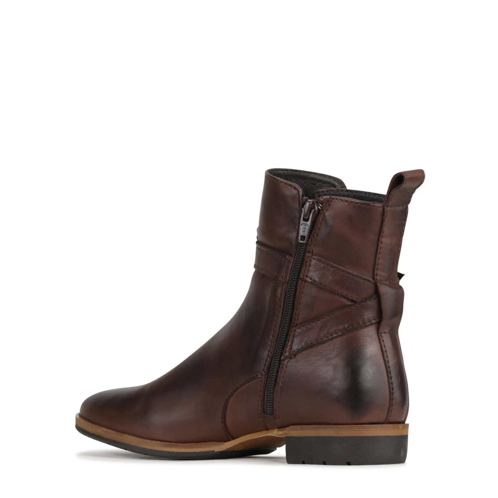 GABBI BUCKLE ANKLE BOOTS LEATHER>EOS Footwear Cheap