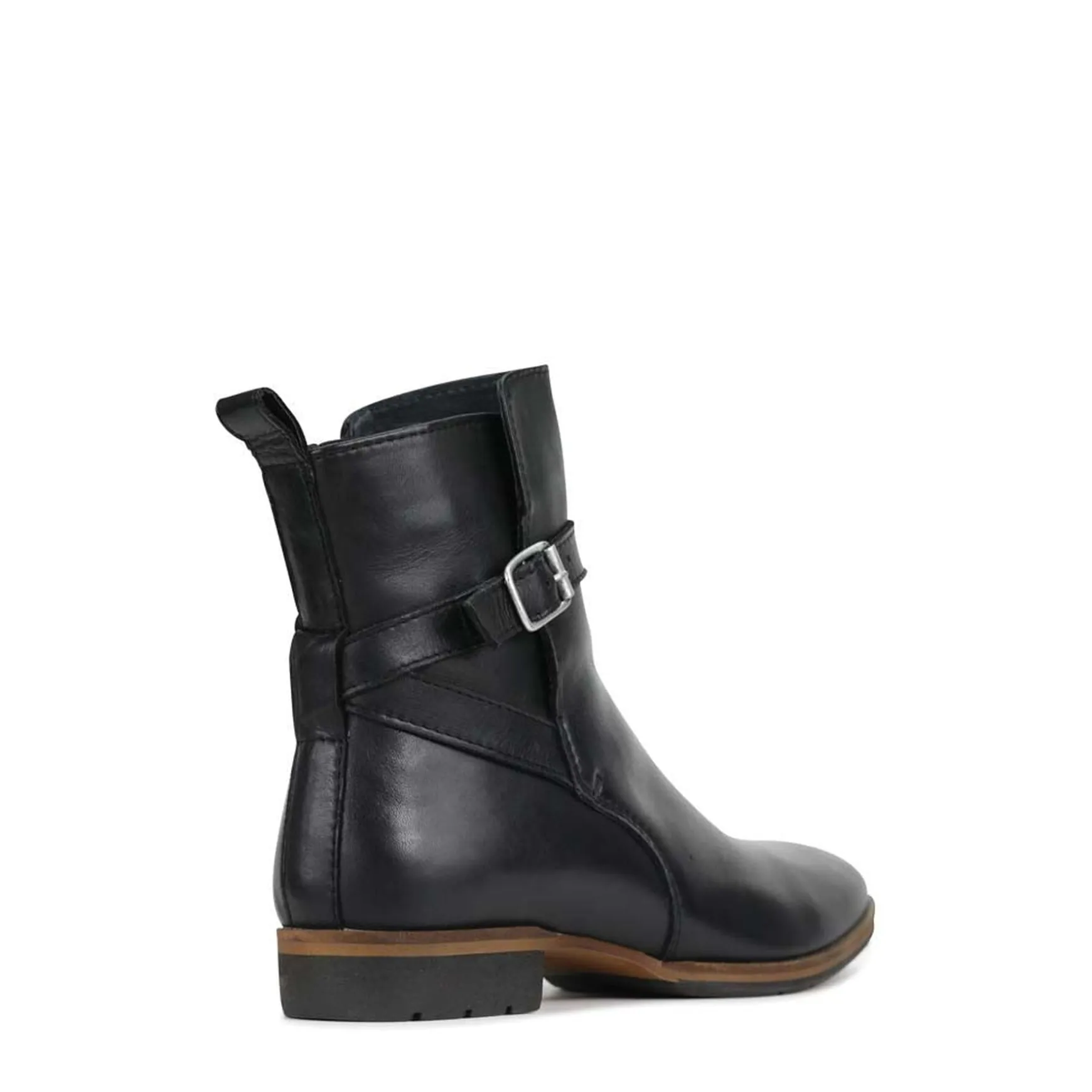 GABBI BUCKLE ANKLE BOOTS LEATHER>EOS Footwear Cheap