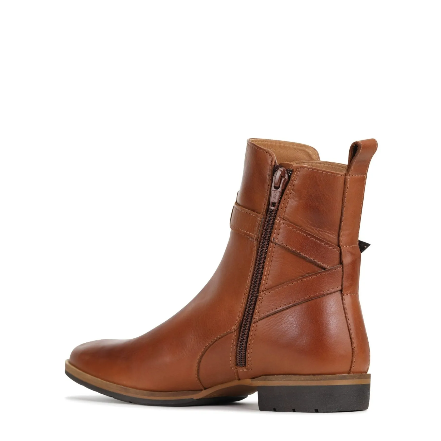 GABBI BUCKLE ANKLE BOOTS LEATHER>EOS Footwear Cheap