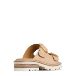 GILA BLOCK HEEL SLIDES LEATHER><noscript><img width=