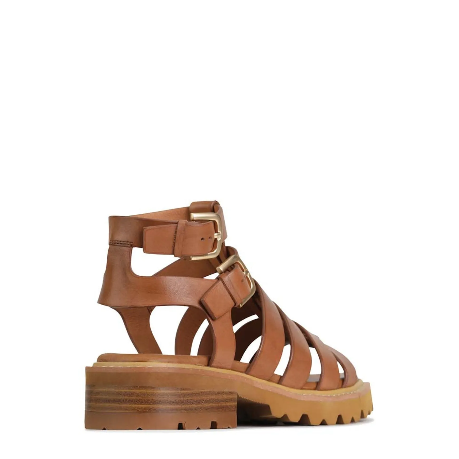 GIZELLE FISHERMAN SANDALS LEATHER>EOS Footwear Outlet