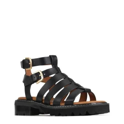 GIZELLE FISHERMAN SANDALS LEATHER><noscript><img width=