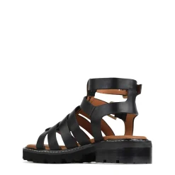 GIZELLE FISHERMAN SANDALS LEATHER><noscript><img width=