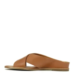HIGH LEATHER SLIDE SANDALS><noscript><img width=