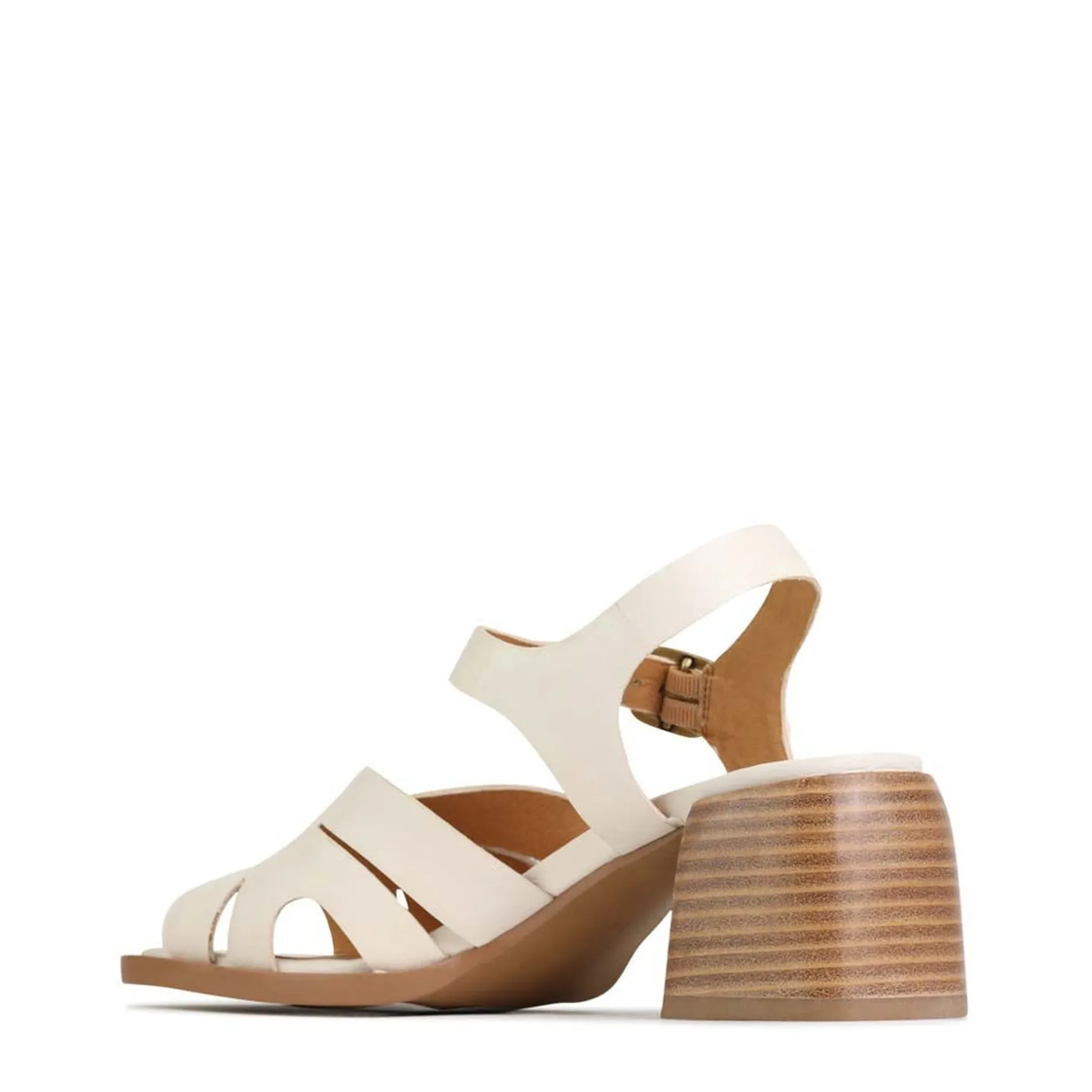 ISA LOW HEEL SANDALS LEATHER>EOS Footwear Online