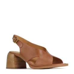 ISADORA LEATHER BLOCK HEEL SANDALS><noscript><img width=