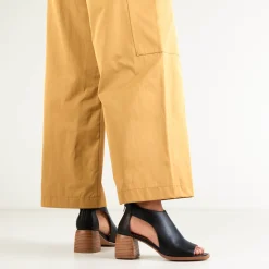 ISOLDE LEATHER BLOCK HEEL SANDALS>EOS Footwear Best