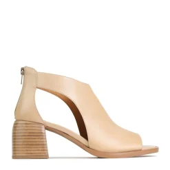 ISOLDE LEATHER BLOCK HEEL SANDALS><noscript><img width=