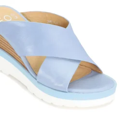JADY LEATHER CROSSOVER SANDAL LEATHER><noscript><img width=