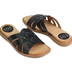 JELSIE SLIDE SANDALS LEATHER><noscript><img width=