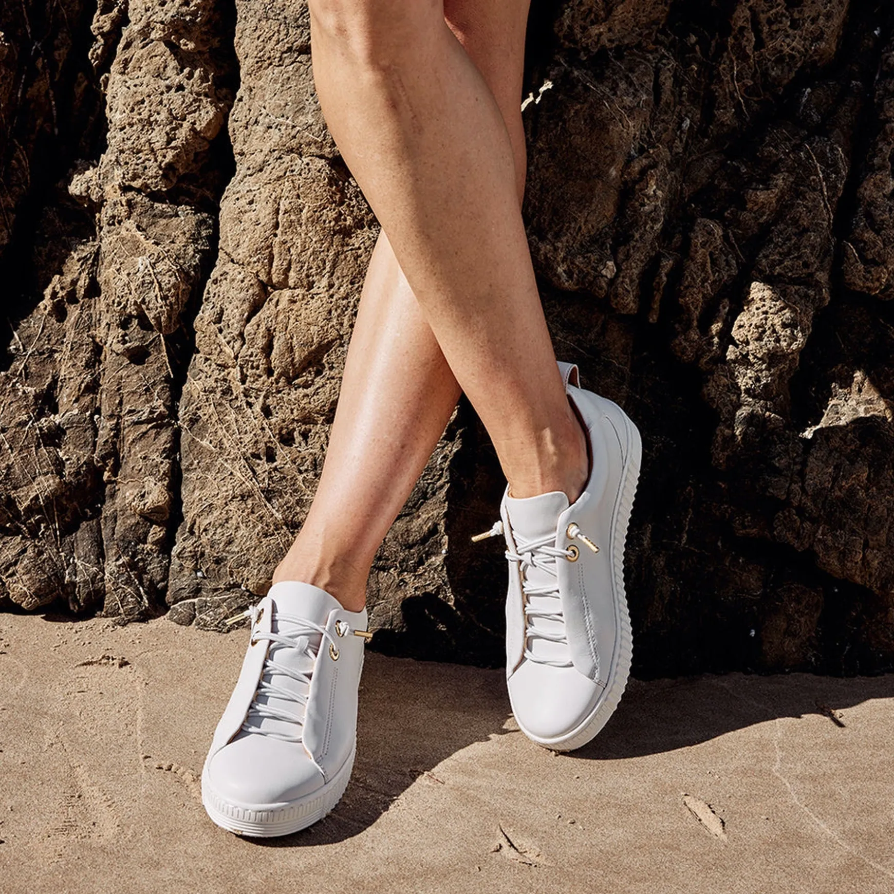JOOL PLATFORM SNEAKERS LEATHER>EOS Footwear Store
