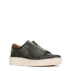 JOYA CHUNKY ZIPPER SNEAKERS LEATHER><noscript><img width=