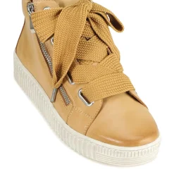 JOYOUS ARCHIVE LEATHER ZIP SNEAKER><noscript><img width=