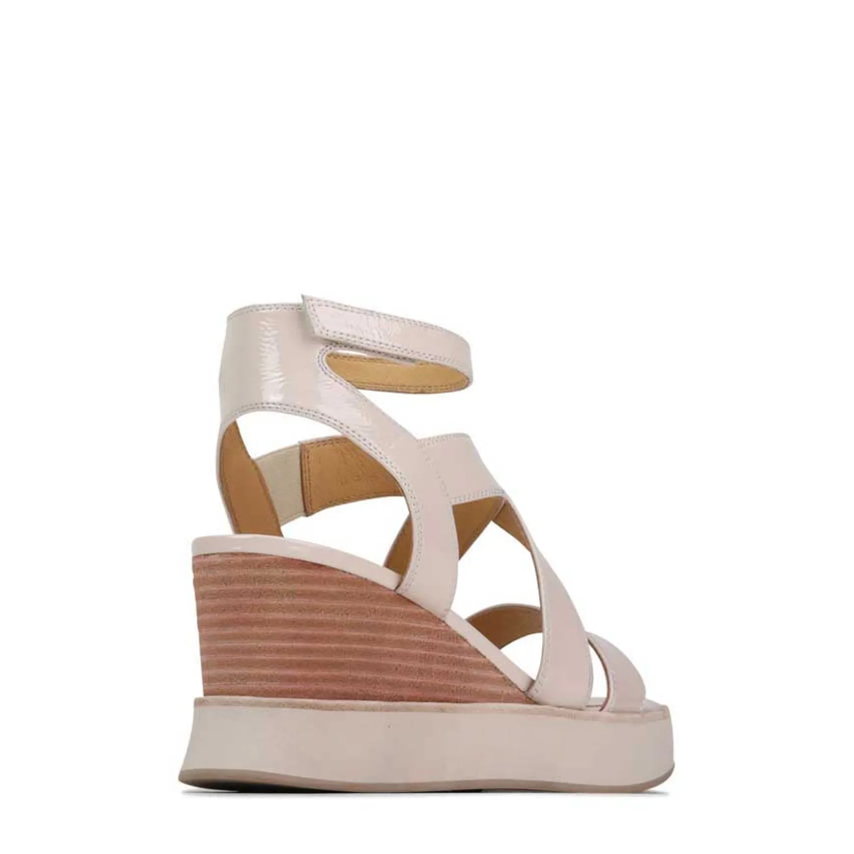 JUNI LEATHER STRAPPY WEDGE SANDALS>EOS Footwear Sale