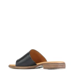 KAIA SLIDE SANDALS LEATHER><noscript><img width=