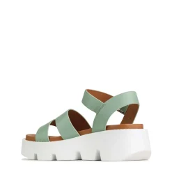 KAILA ANKLE STRAP WEDGE SANDALS LEATHER><noscript><img width=