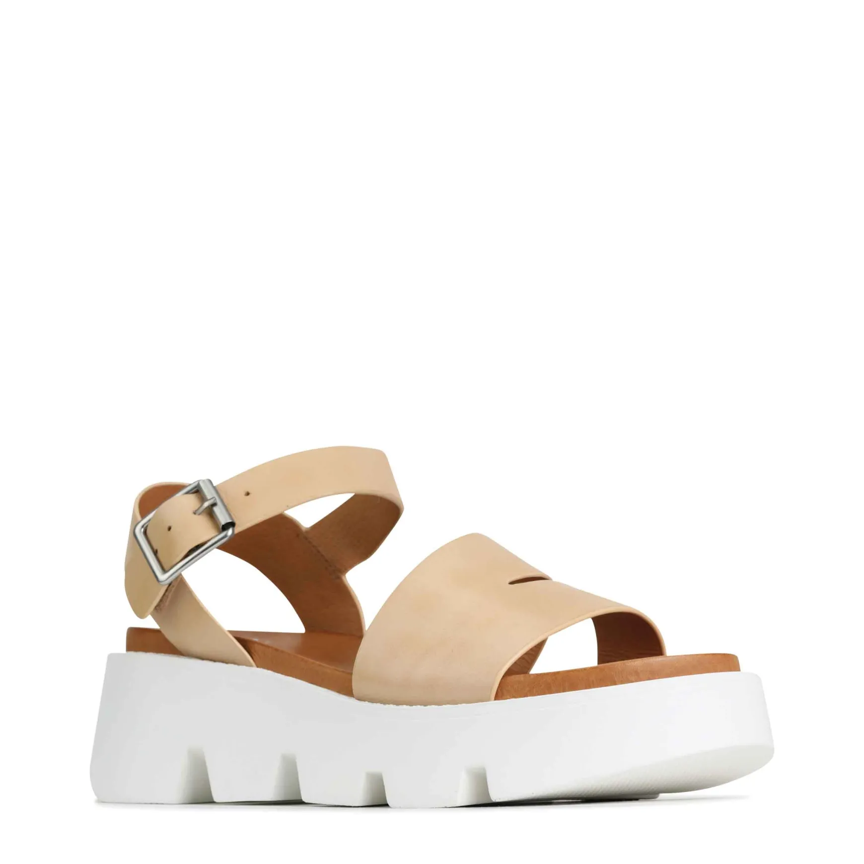 KAILA ANKLE STRAP WEDGE SANDALS LEATHER>EOS Footwear Best Sale