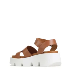 KAILA ANKLE STRAP WEDGE SANDALS LEATHER><noscript><img width=