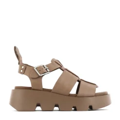 KAILAN LEATHER PLATFORM SANDALS><noscript><img width=