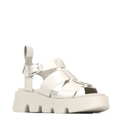 KAILAN LEATHER PLATFORM SANDALS><noscript><img width=