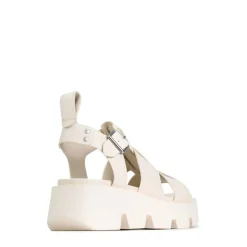 KAILAN LEATHER PLATFORM SANDALS><noscript><img width=