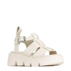 KAILAN LEATHER PLATFORM SANDALS><noscript><img width=