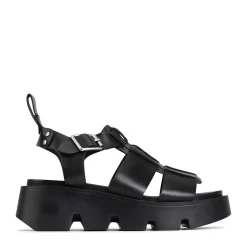KAILAN LEATHER PLATFORM SANDALS><noscript><img width=