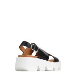 KAILI PLATFORM WEDGE SANDALS LEATHER><noscript><img width=